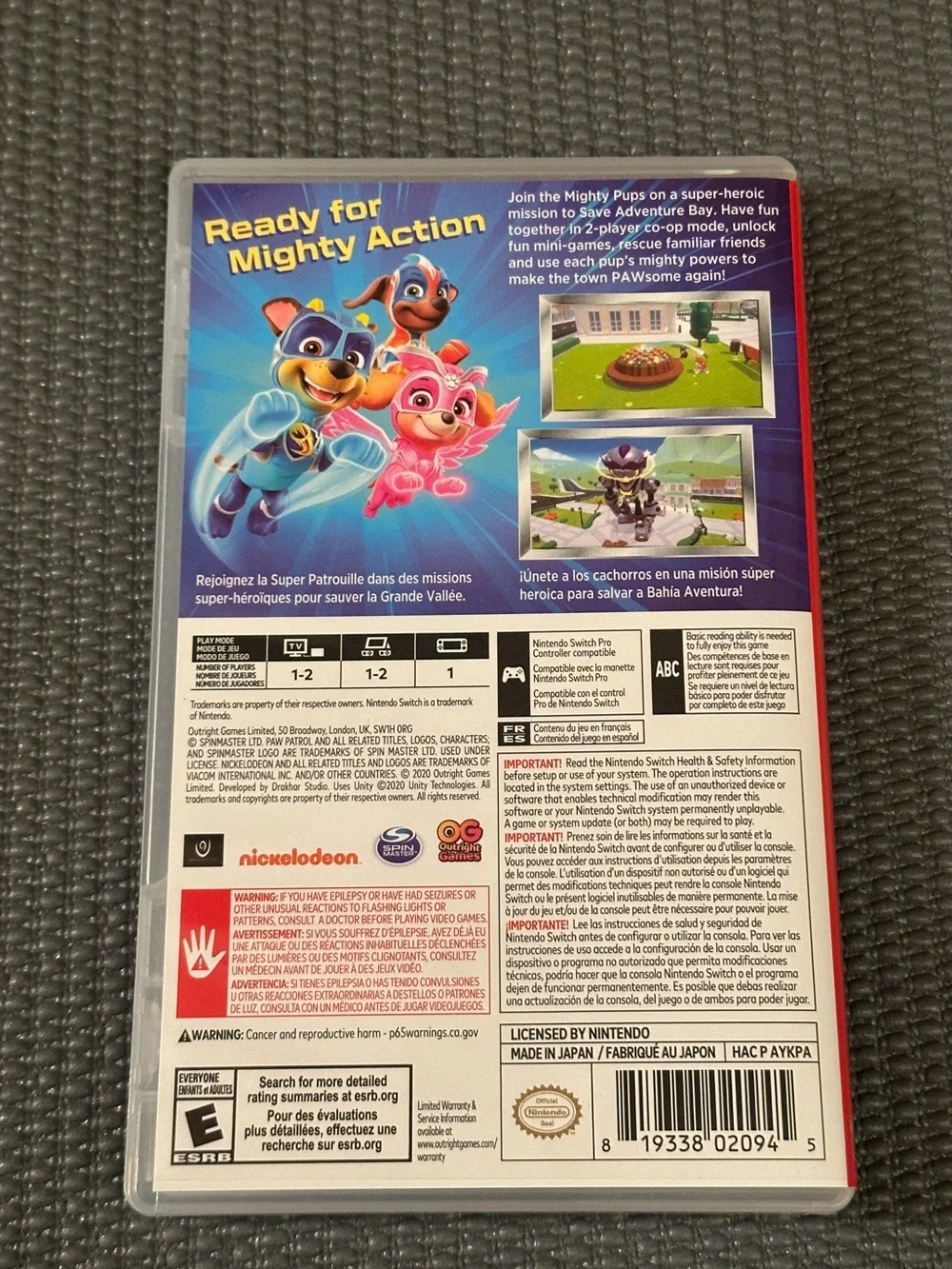Nintendo Paw Patrol Mighty Pups: Save Adventure Bay - Nintendo switch